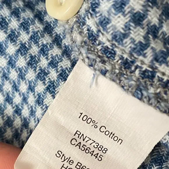 Madewell Button Down Denim Shirt Sz XS Long Sleeve Jean Shirt Western - Picture 9 of 10